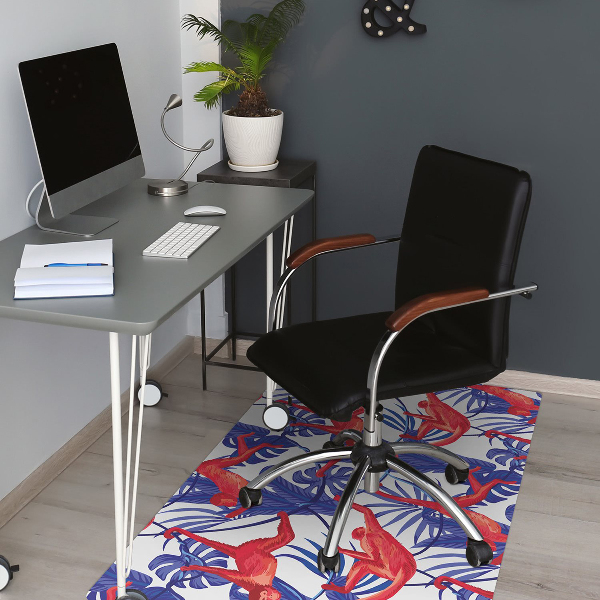 Chair mat floor panels protector monkeys Abstraction