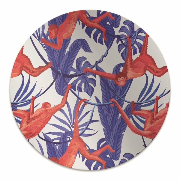 Chair mat floor panels protector monkeys Abstraction
