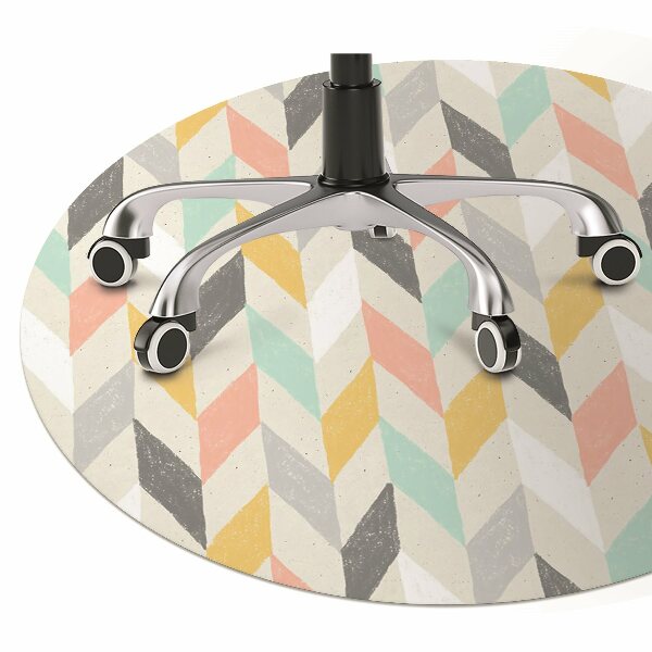 Chair mat floor panels protector Wallpaper herringbone
