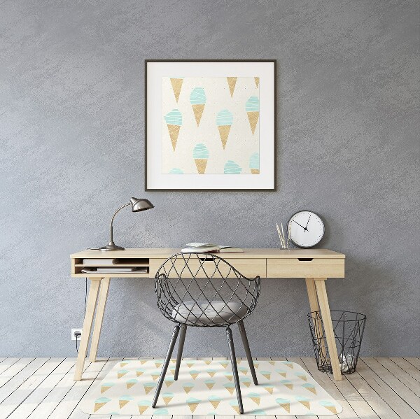 Office chair mat Ice cream