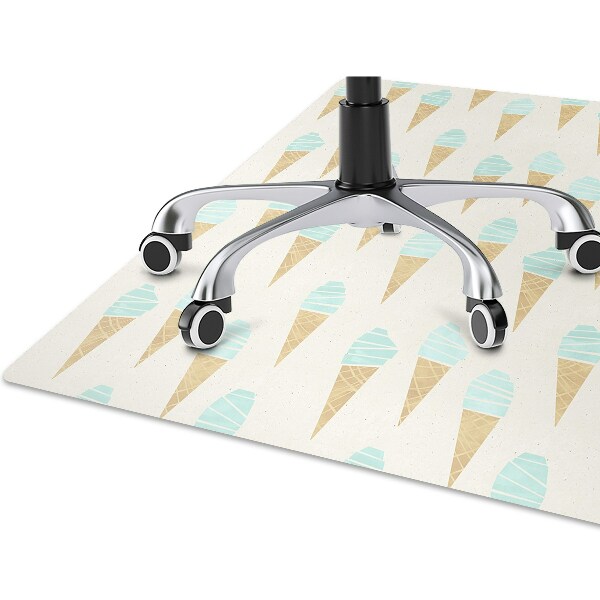 Office chair mat Ice cream