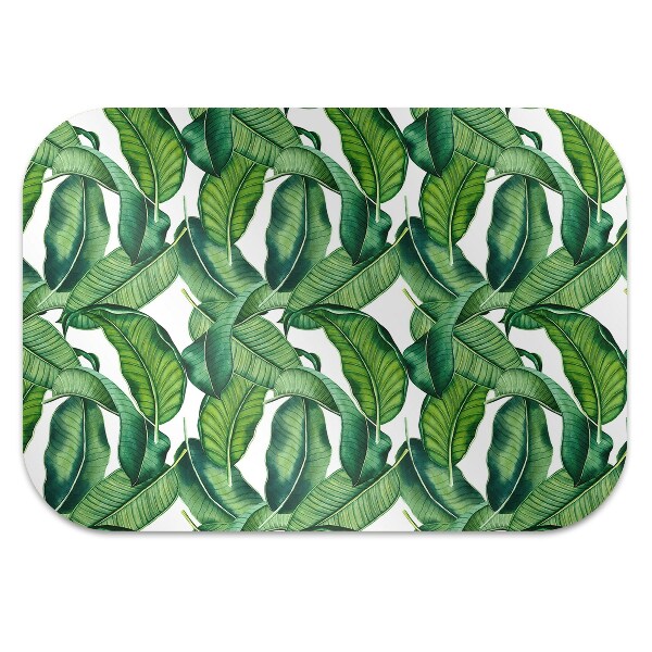 Office chair mat Botanical leaves