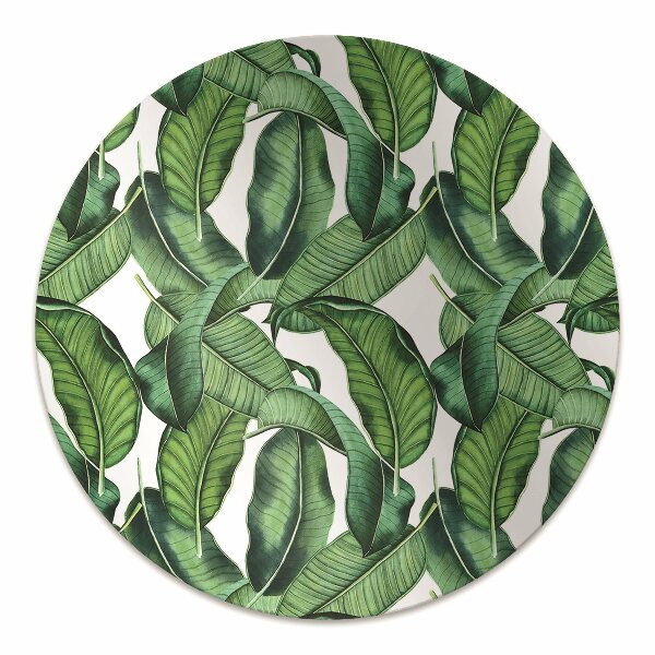 Office chair mat Botanical leaves