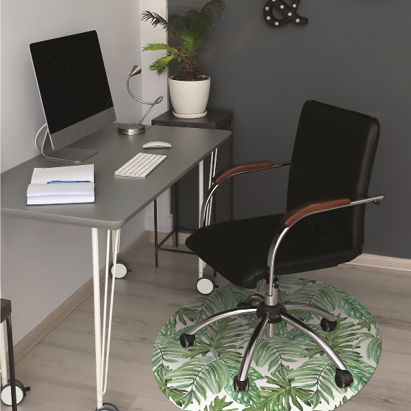 Office chair mat Jungle