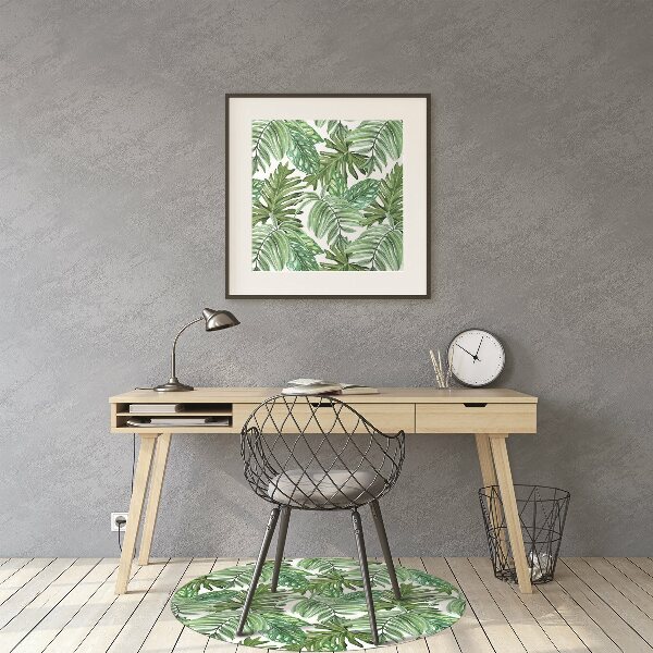 Office chair mat Jungle