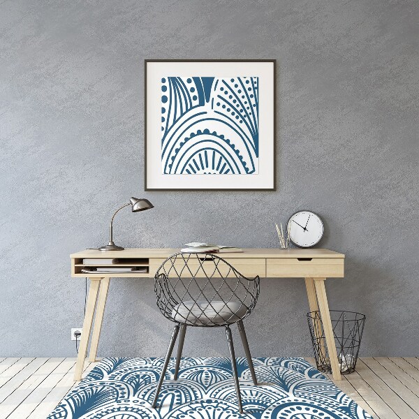 Office chair mat Abstraction Boho