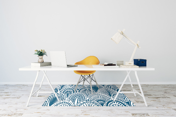 Office chair mat Abstraction Boho