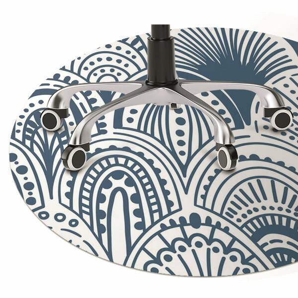 Office chair mat Abstraction Boho