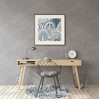 Office chair mat Abstraction Boho