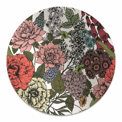 Office chair mat Autumn Flowers