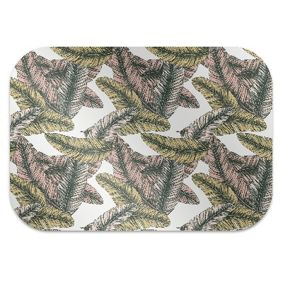 Office chair mat banana leaves