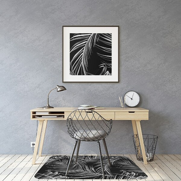 Office chair floor protector dark Jungle