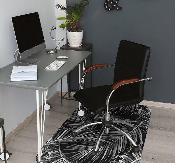 Office chair floor protector dark Jungle