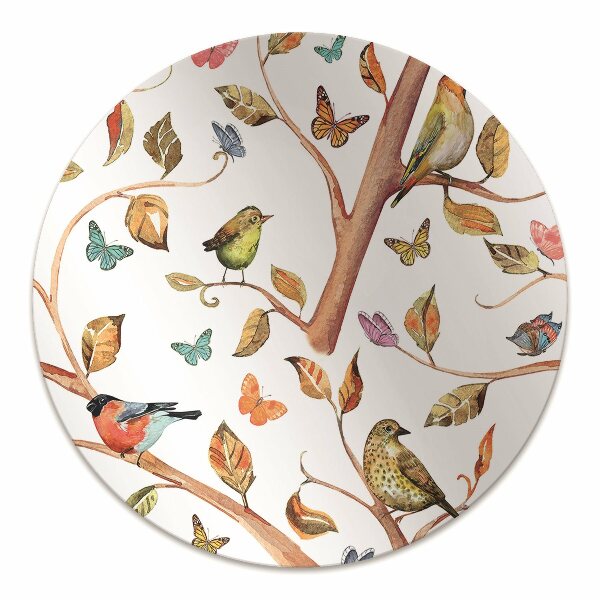 Office chair mat Birds on a branch