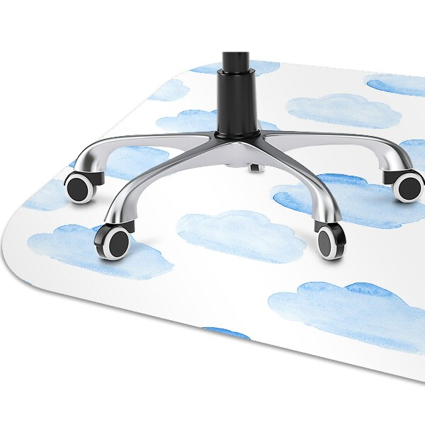 Office chair mat clouds