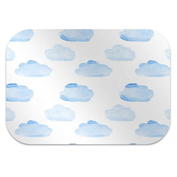 Office chair mat clouds