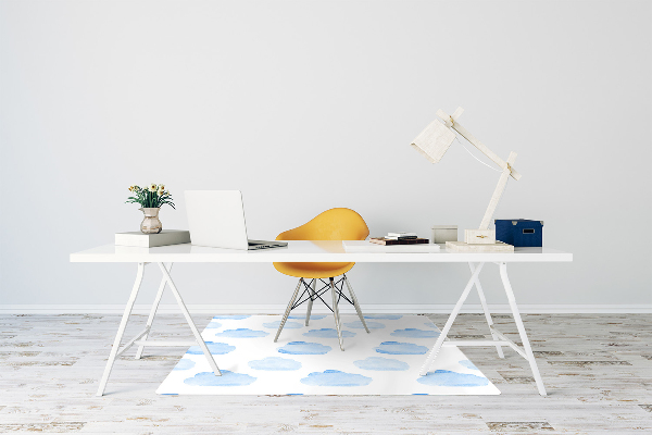 Office chair mat clouds