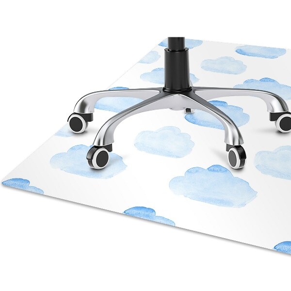 Office chair mat clouds