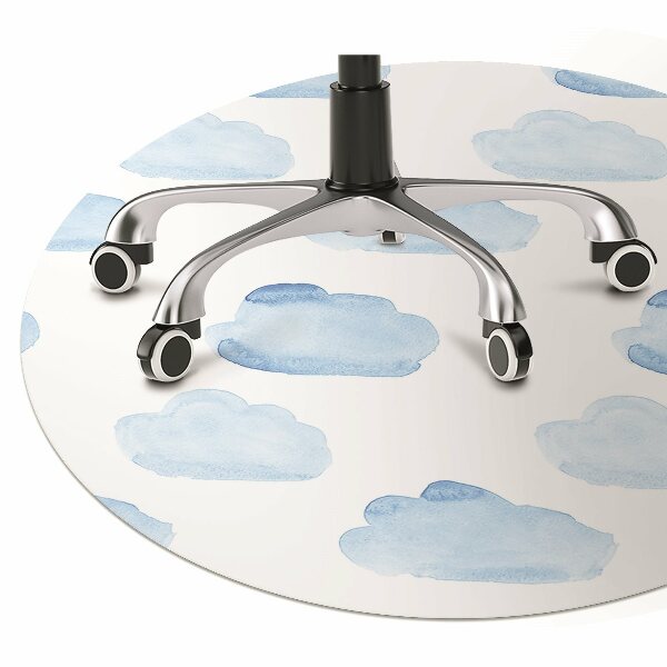 Office chair mat clouds