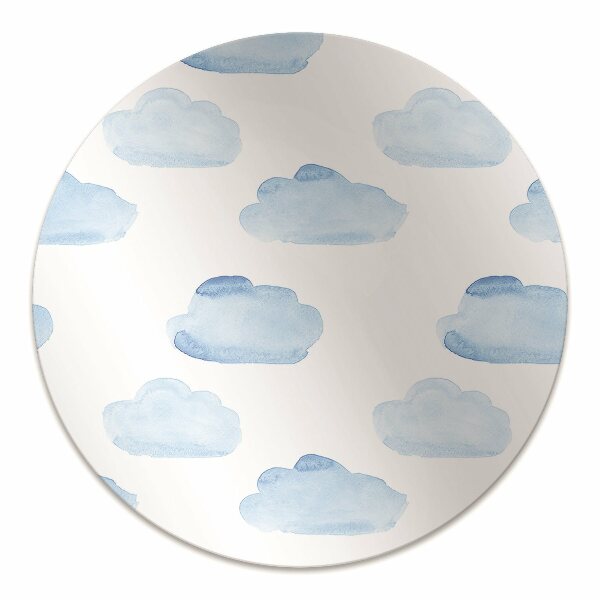 Office chair mat clouds