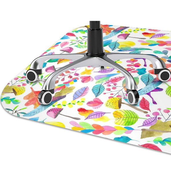 Office chair mat Mushrooms