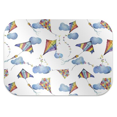 Office chair floor protector kites Clouds