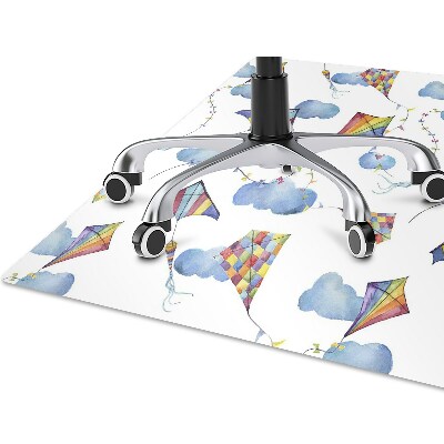 Office chair floor protector kites Clouds