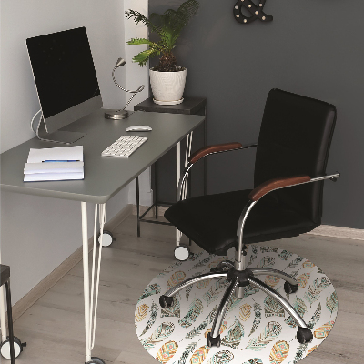 Desk chair mat Ethnic pattern