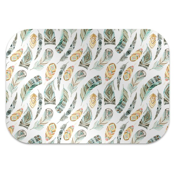 Desk chair mat Ethnic pattern
