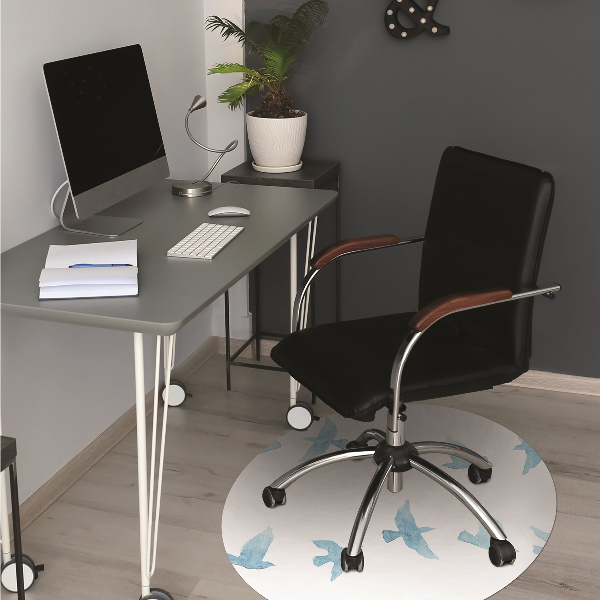 Office chair mat swallows