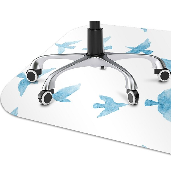 Office chair mat swallows