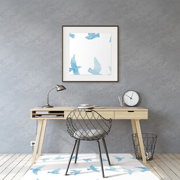 Office chair mat swallows