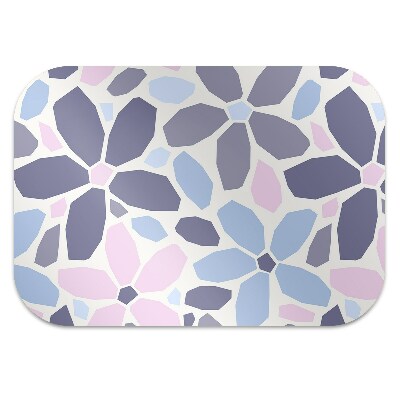 Chair mat geometric flowers