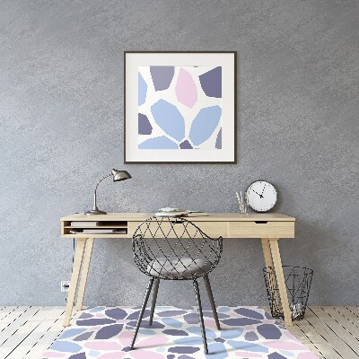 Chair mat geometric flowers