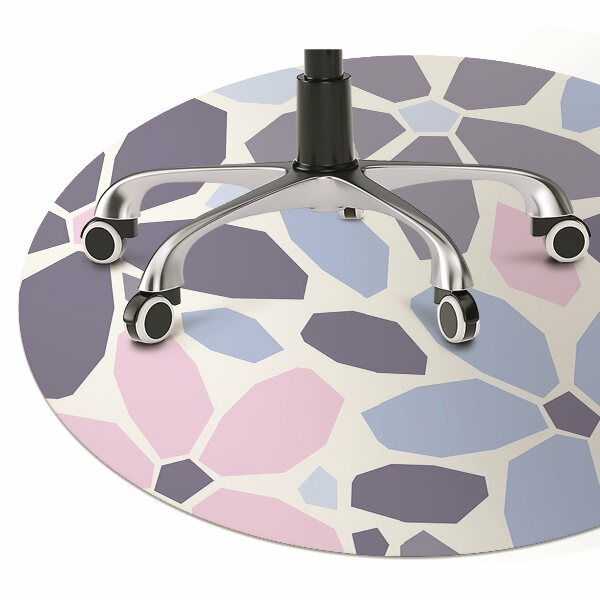 Chair mat geometric flowers