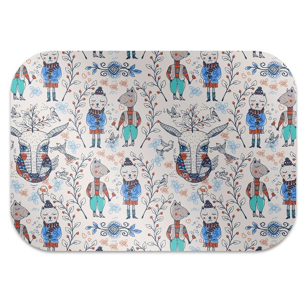 Office chair floor protector Animals