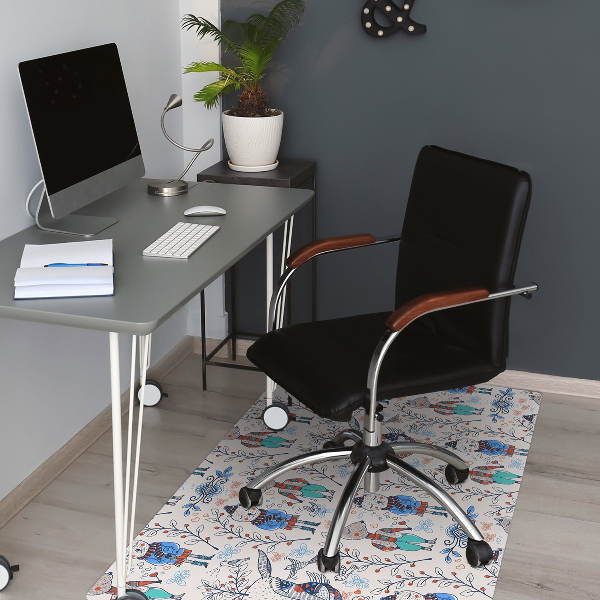 Office chair floor protector Animals