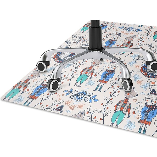 Office chair floor protector Animals