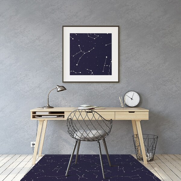 Computer chair mat Constellation