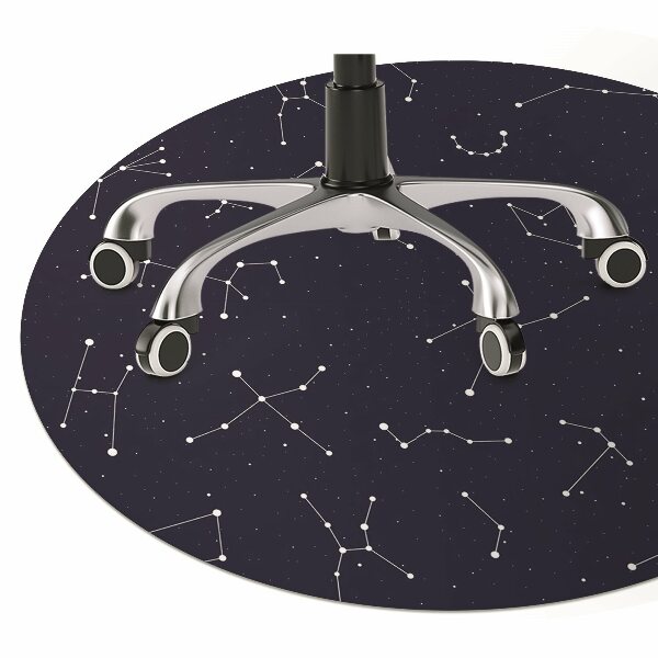 Computer chair mat Constellation