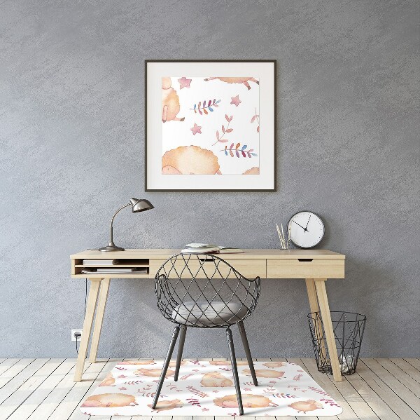 Office chair mat sheep