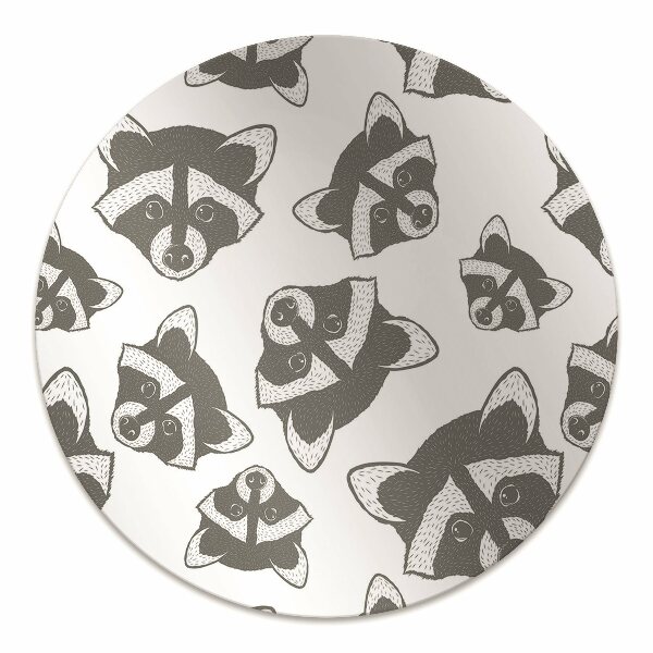 Office chair floor protector Raccoon