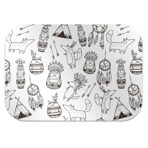 Office chair floor protector cartoon