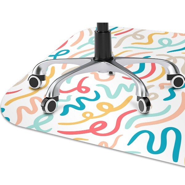 Office chair floor protector Calligraphy