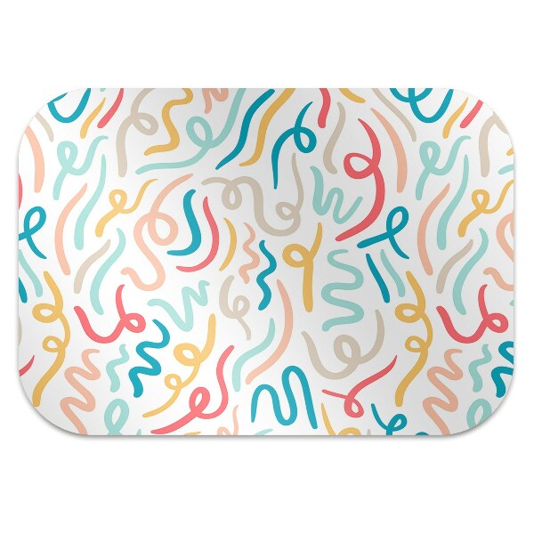 Office chair floor protector Calligraphy