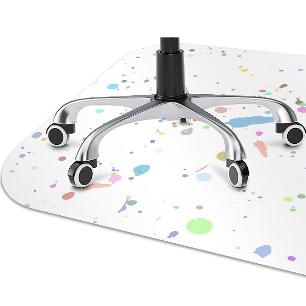 Desk chair mat Paint stain