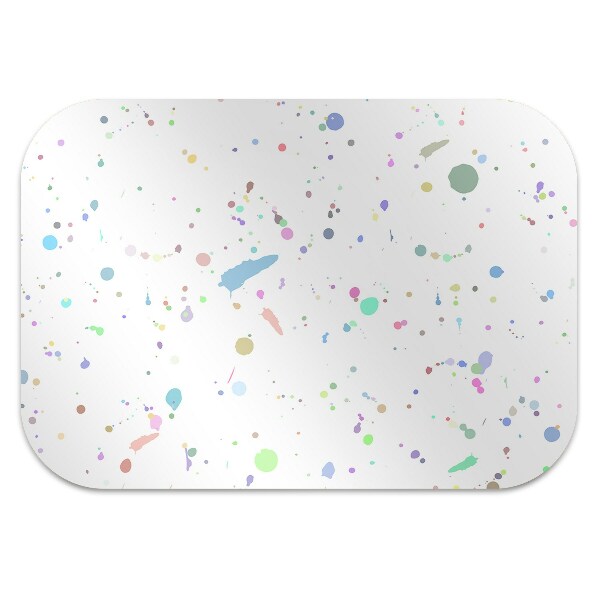 Desk chair mat Paint stain