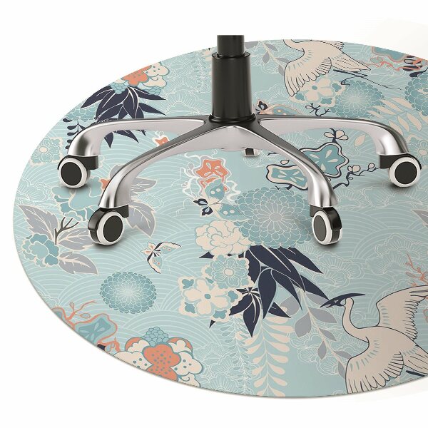 Office chair mat Heron
