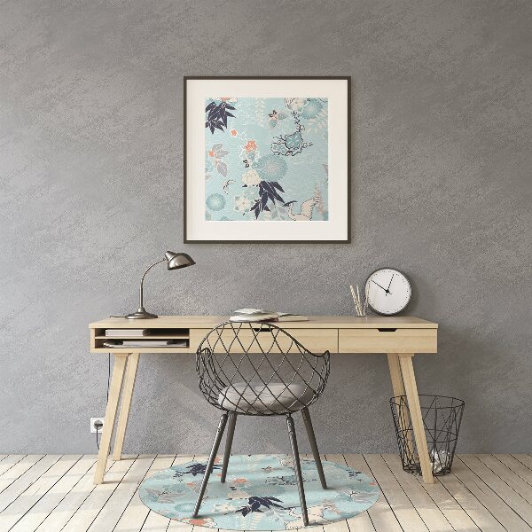 Office chair mat Heron