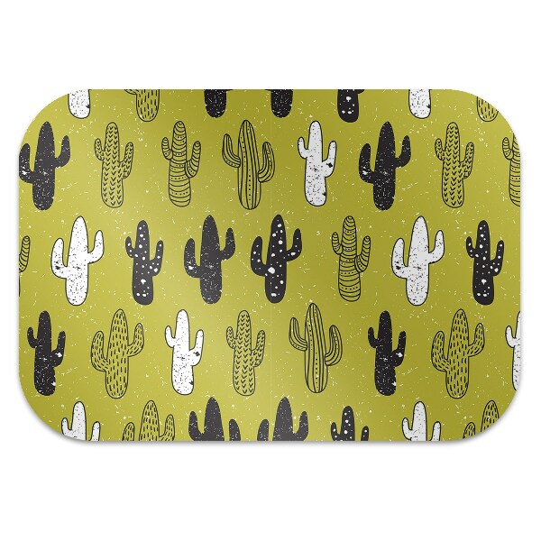Office chair mat cacti